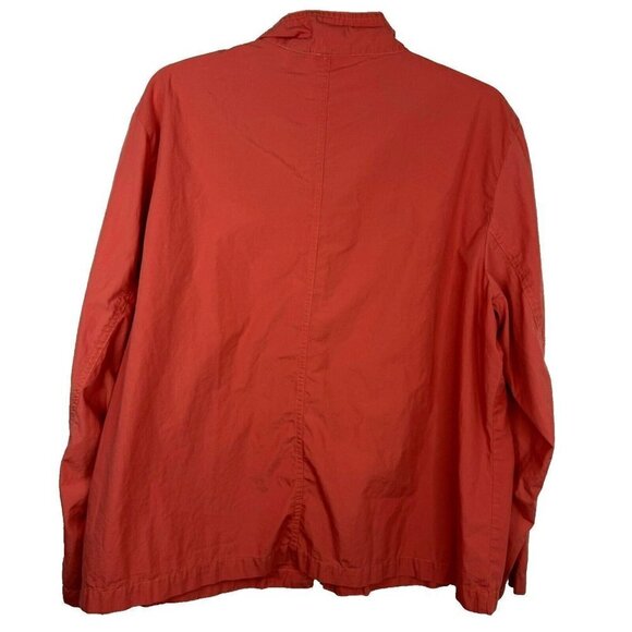 Chico's Salmon Full Zip Windbreaker with Pockets Chico's Size 2 (US Lg/12) EUC - Picture 3 of 7